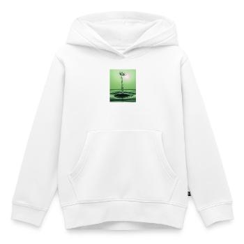 Grüne Flüssigkeit Zusammenfassung - Kinder Premium Organic Hoodie - Weiß - Vorne - AI Model Kid Female (0cm)