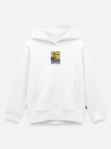 Sternzeichen Schütze - Astrologie - Kinder Premium Organic Hoodie - Weiß