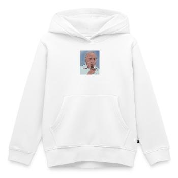 Sängerporträt Pop-Art Stil - Kinder Premium Organic Hoodie - Weiß - Vorne - AI Model Kid Female (0cm)
