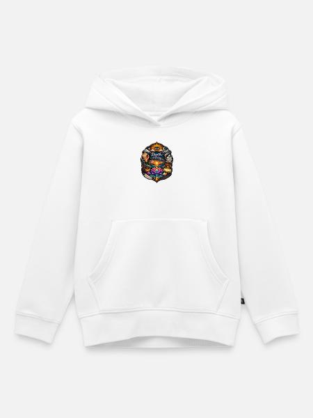 Tiefe des Seins - Kinder Premium Organic Hoodie - Weiß