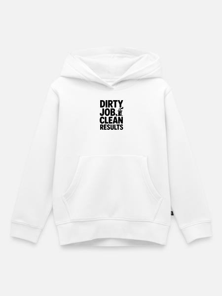 Kaminkehrer lustige Sprüche Kaminkehrer - Kinder Premium Organic Hoodie - Weiß