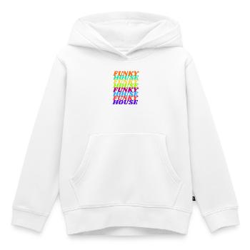 Funky House Vibes - Kinder Premium Organic Hoodie - Weiß - Vorne - AI Model Kid Female (0cm)