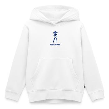 FUNK A HANKA - Kids Premium Organic Hoodie - white - Front - AI Model Kid Female (0cm)