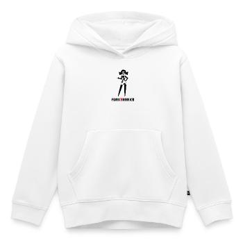 FUNK A HANKA - Kids Premium Organic Hoodie - white - Front - AI Model Kid Female (0cm)