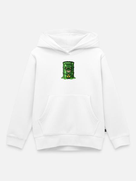 Grimmiges Giftfass - Kinder Premium Organic Hoodie - Weiß