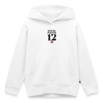 Douze Points 12 Eurovision Croatie - Sweat Premium à capuche enfant bio - blanc - Devant - AI Model Kid Female (0cm)