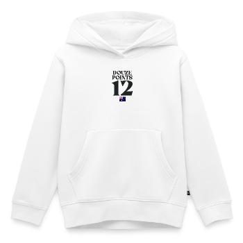 Douze Points Australie Eurovision - Sweat Premium à capuche enfant bio - blanc - Devant - AI Model Kid Female (0cm)