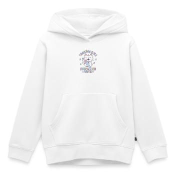 Schulkind 2026 Einschulung niedliche Katze Mädchen - Kinder Premium Organic Hoodie - Weiß - Vorne - AI Model Kid Female (0cm)