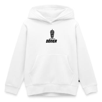 Döner Kebab - Kinder Premium Organic Hoodie - Weiß - Vorne - AI Model Kid Female (0cm)