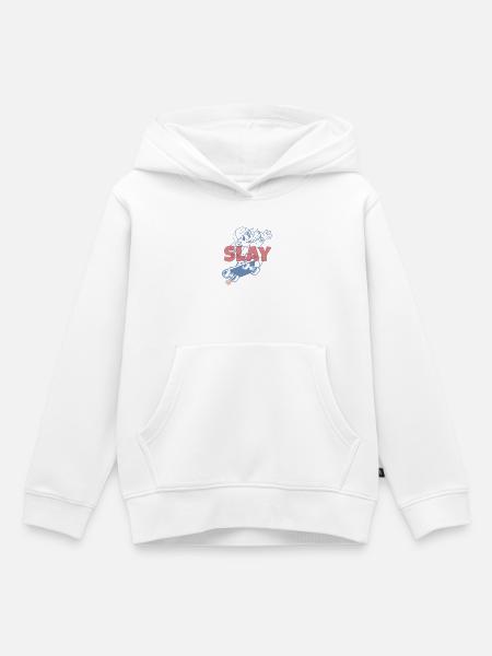 Slay Skateboard - Kinder Premium Organic Hoodie - Weiß