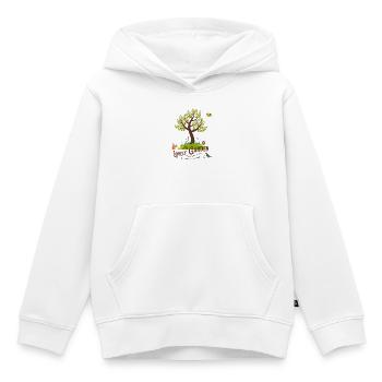 geliebter Garten Gartenfreude Familie Tiere Natur - Kinder Premium Organic Hoodie - Weiß - Vorne - AI Model Kid Female (0cm)