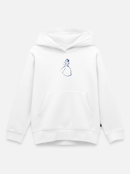 REJWARKA MARKA - Kinder Premium Organic Hoodie - Weiß