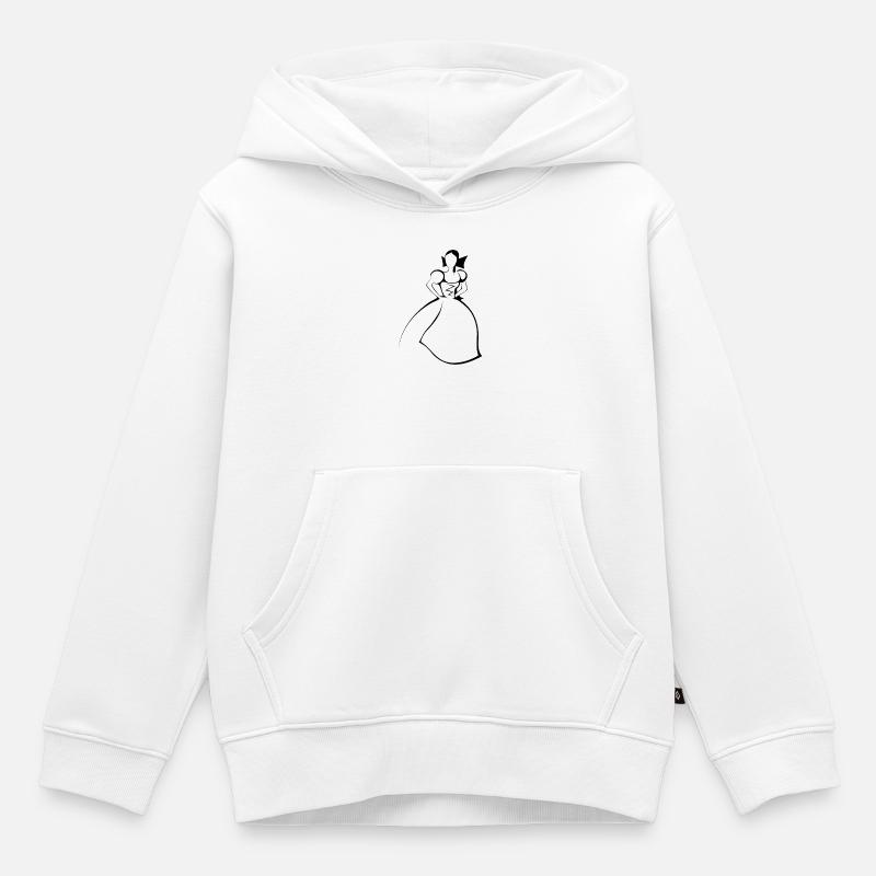 REJWARKA MARKA - Sweat Premium à capuche enfant bio - blanc