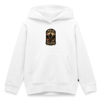 Wald Statt Therapie Pilze Shirt - Kinder Premium Organic Hoodie - Weiß - Vorne - AI Model Kid Female (0cm)