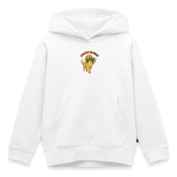 Goldie Apportiert Unkraut - Kinder Premium Organic Hoodie - Weiß - Vorne - AI Model Kid Female (0cm)