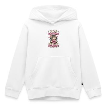 Katzen Verstehen Superkraft Shirt - Kinder Premium Organic Hoodie - Weiß - Vorne - AI Model Kid Female (0cm)