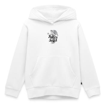 Fallen Angel - Kids Premium Organic Hoodie - white - Front - AI Model Kid Female (0cm)