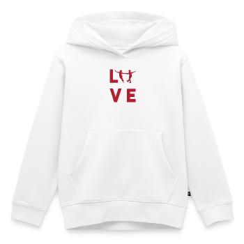 Swing Swing-Musik - Kinder Premium Organic Hoodie - Weiß - Vorne - AI Model Kid Female (0cm)