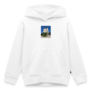 The Tower of Marks - Kids Premium Organic Hoodie - white - Front - AI Model Kid Female (0cm)