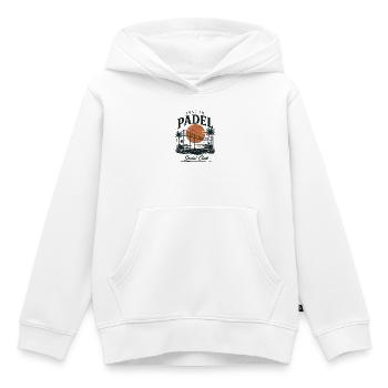 Lost in Padel Social Club | Vintage Padel - Kinder Premium Organic Hoodie - Weiß - Vorne - AI Model Kid Female (0cm)