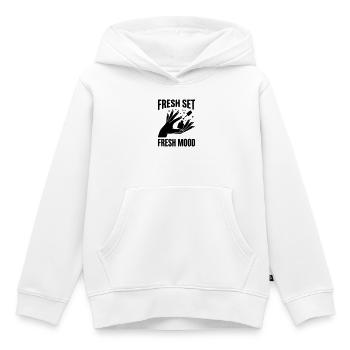 Fresh Set Fresh Mood Nageldesign Nägel Maniküre - Kinder Premium Organic Hoodie - Weiß - Vorne - AI Model Kid Female (0cm)