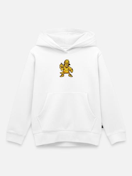 Graffiti Taube Character - Kinder Premium Organic Hoodie - Weiß
