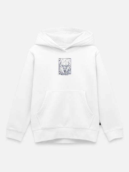 Wüsten Geist - Kinder Premium Organic Hoodie - Weiß