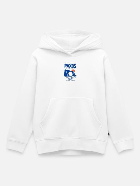 Paxos Tripitos Arch - Kinder Premium Organic Hoodie - Weiß
