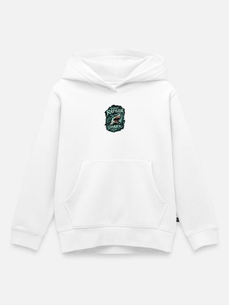 Toxischer Hai - Kinder Premium Organic Hoodie - Weiß