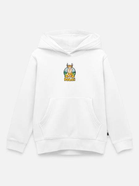 Dalai Lama - Kinder Premium Organic Hoodie - Weiß
