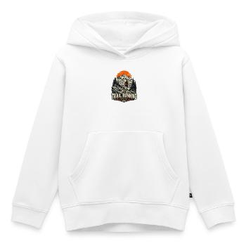 Trailrunning – Berge und Wege - Kinder Premium Organic Hoodie - Weiß - Vorne - AI Model Kid Female (0cm)