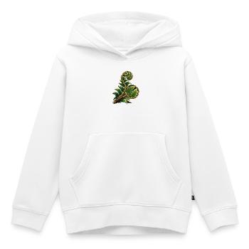 Fern durch eine Feldlinse - Kinder Premium Organic Hoodie - Weiß - Vorne - AI Model Kid Female (0cm)