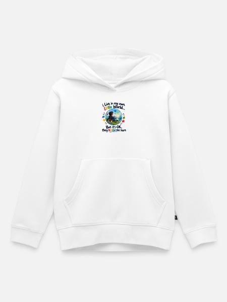 Eigene Kleine Welt - Kinder Premium Organic Hoodie - Weiß