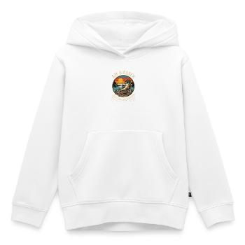 Fisch beim Angeln - Kinder Premium Organic Hoodie - Weiß - Vorne - AI Model Kid Female (0cm)