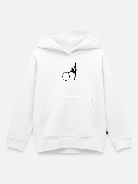 Gymnastik Mädchen - Kinder Premium Organic Hoodie - Weiß