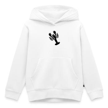 a lobster - Kids Premium Organic Hoodie - white - Front - AI Model Kid Female (0cm)