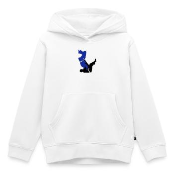 Judo - Kinder Premium Organic Hoodie - Weiß - Vorne - AI Model Kid Female (0cm)
