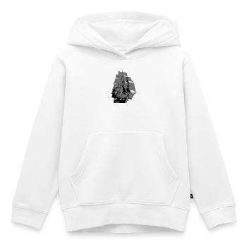 Segelschiff - Kinder Premium Organic Hoodie - Weiß - Vorne - AI Model Kid Female (0cm)