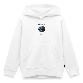 Grisons Naturruf Design - Sweat Premium à capuche enfant bio - blanc - Devant - AI Model Kid Female (0cm)