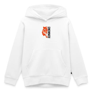 Cincinnati - Ohio - American Football Team - Kinder Premium Organic Hoodie - Weiß - Vorne - AI Model Kid Female (0cm)