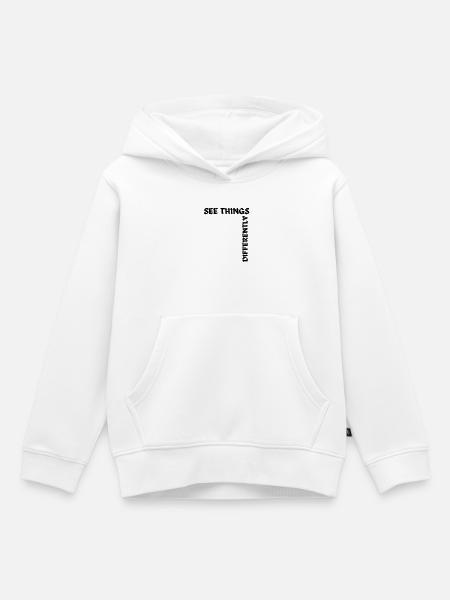 See things differently - Kinder Premium Organic Hoodie - Weiß