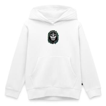 Anonymous Hacker - Kinder Premium Organic Hoodie - Weiß - Vorne - AI Model Kid Female (0cm)