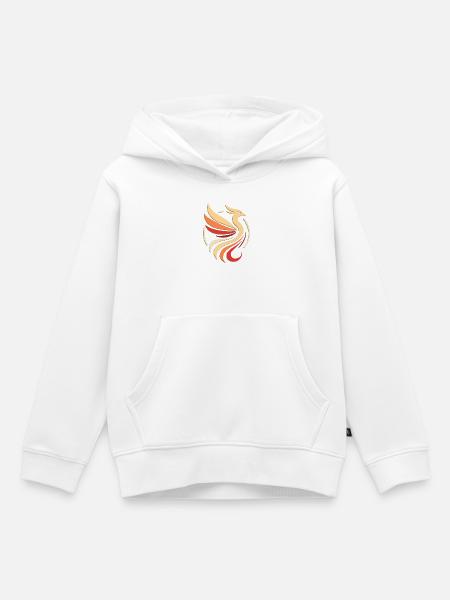 Phönix - Kinder Premium Organic Hoodie - Weiß