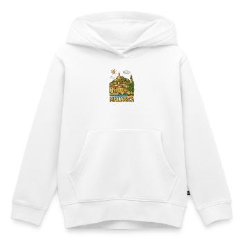 Paysage urbain coloré de Majorque - Sweat Premium à capuche enfant bio - blanc - Devant - AI Model Kid Female (0cm)