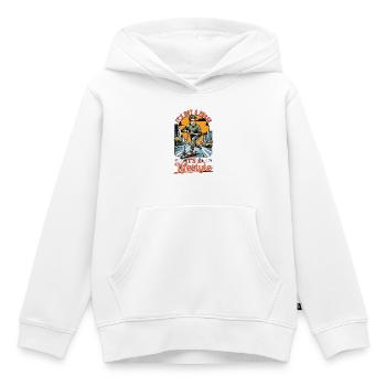 Scooter It's Not A Phase It's A Scooter Driver - Kids Premium Organic Hoodie - white - Front - AI Model Kid Female (0cm)