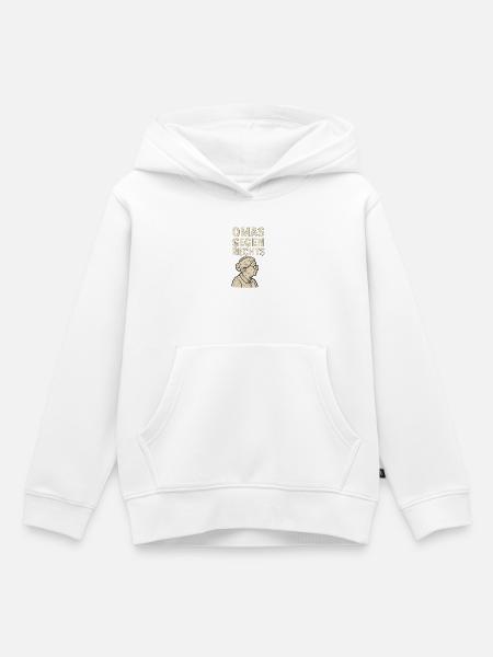 Anti-Rechts Statement Omas gegen rechts - Kinder Premium Organic Hoodie - Weiß