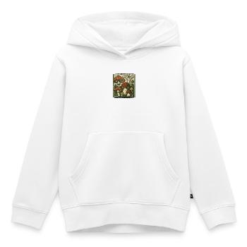 Sauvage - Sweat Premium à capuche enfant bio - blanc - Devant - AI Model Kid Female (0cm)