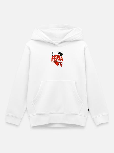 Feria – Baskenland - Kinder Premium Organic Hoodie - Weiß