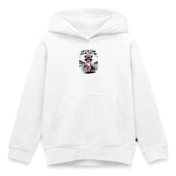 Nichts ist wie ich, außer mir! - Kinder Premium Organic Hoodie - Weiß - Vorne - AI Model Kid Female (0cm)