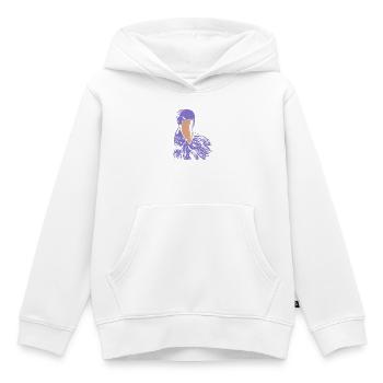 Bec-bec - Sweat Premium à capuche enfant bio - blanc - Devant - AI Model Kid Female (0cm)